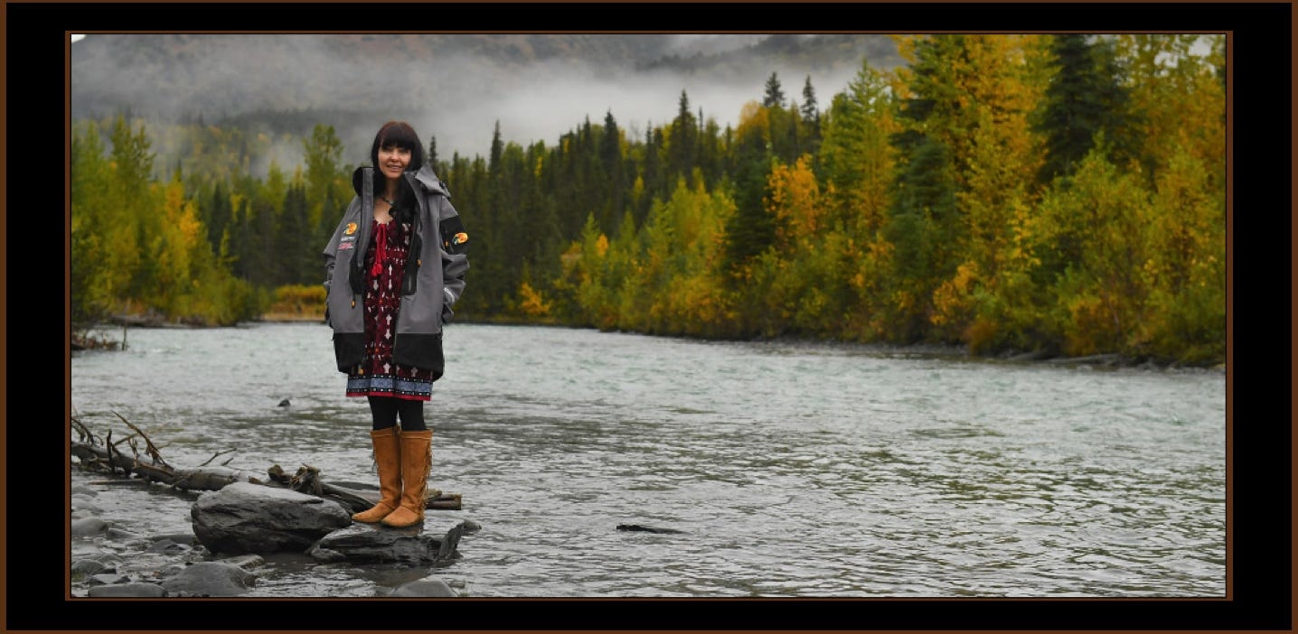 Holly Walter by the river